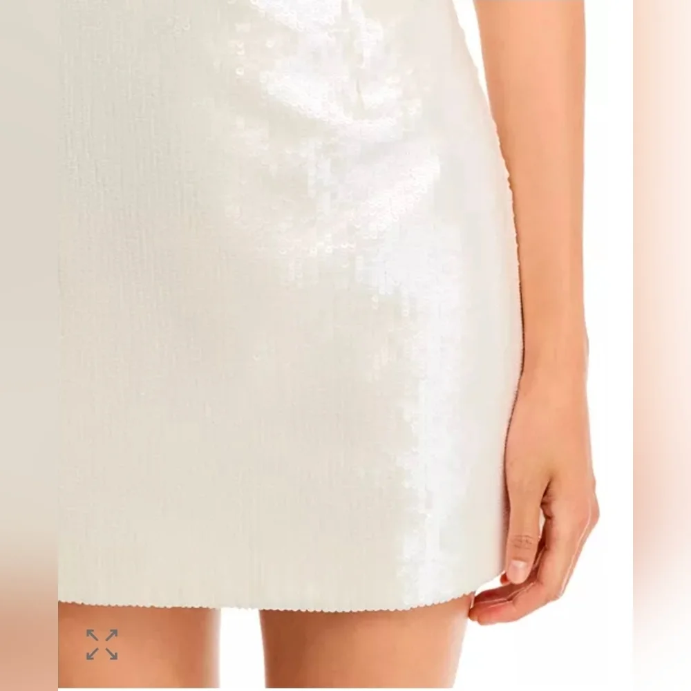 Self-Portrait Sequin Halter Mini Dress Size 8 Nwt - Picture 5 of 12